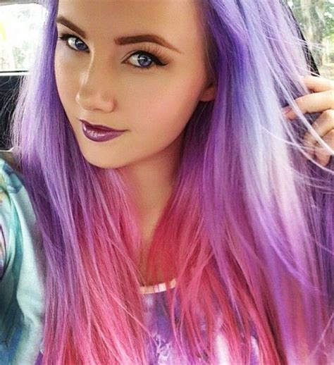 Pink Purple Hair Purple Hair Dyed Hair Purple Hair Styles