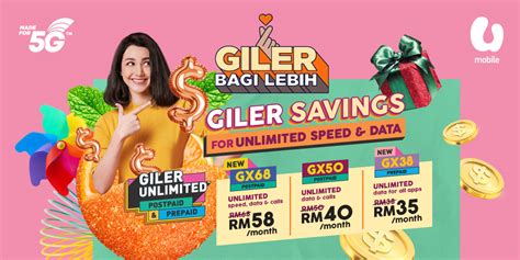 U Mobile Giler Unlimited / Umobile Giler Unlimited Gx50 Shopee Malaysia ...