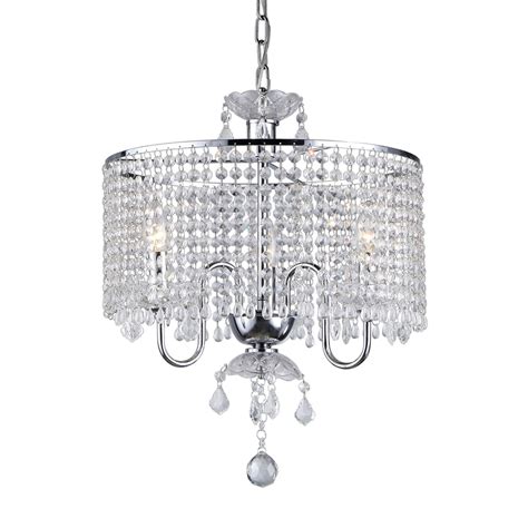 Progress lighting alexa 5 light antique bronze transitional tinted. Shop Warehouse of Tiffany 17-in 3-Light Chrome Crystal Drum Chandelier at Lowes.com