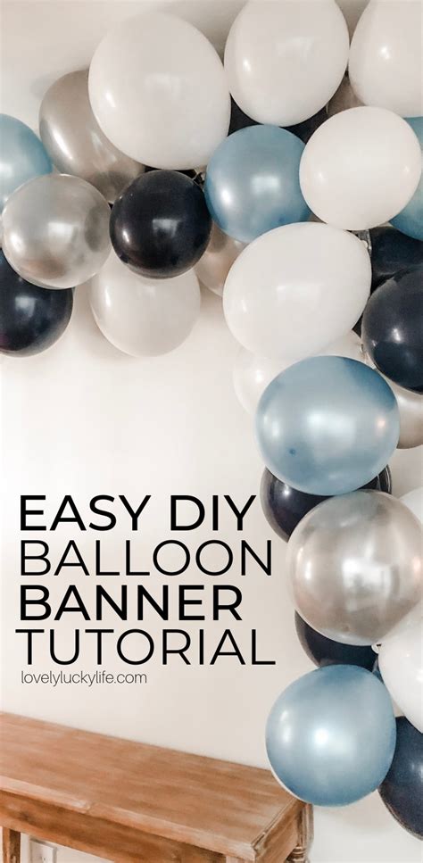 How To Make A Seriously Easy Balloon Garland Balloon Garland