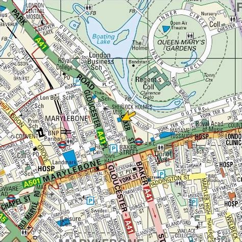 Baker Street London Map