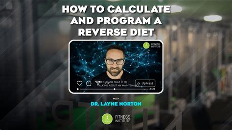 How To Calculate And Program A Reverse Diet A1 Fitness