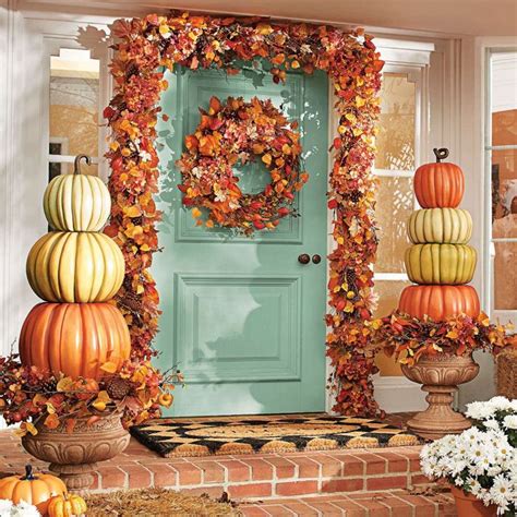 Create A Beautiful Fall Display With A Stacked Pumpkin Topiary Fall