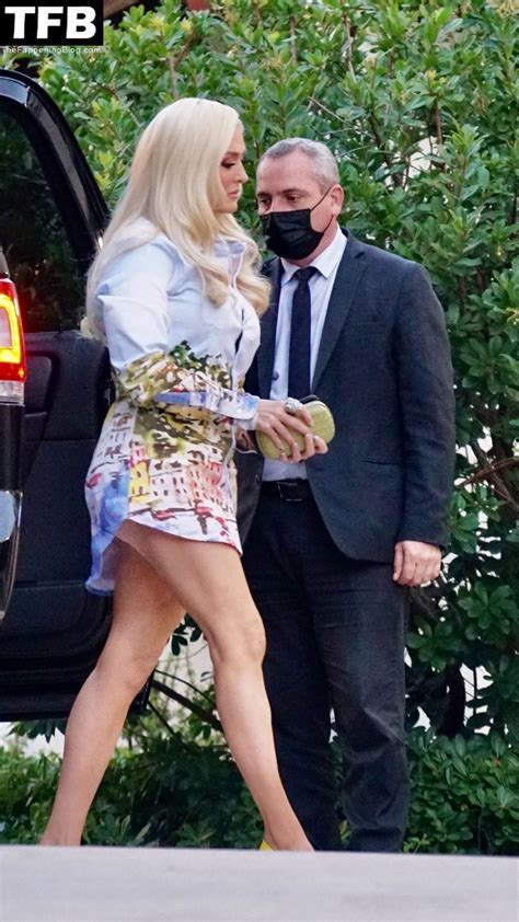 Erika Jayne Shows Off Her Toned Legs As She Arrives To Film RHOBH 13