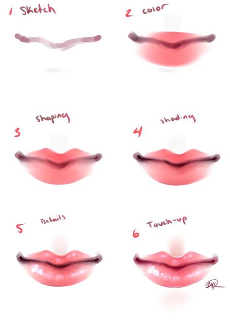 9 Best Mouth And Lips Drawing Images On Pinterest Drawing Art