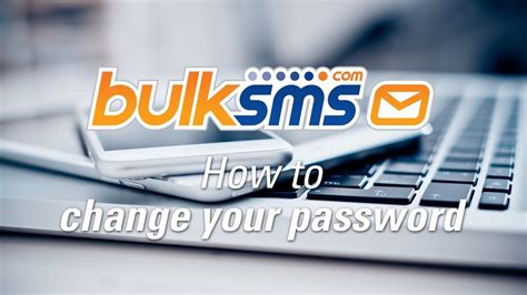 Bulksms Text Messenger How To Change Your Password Youtube