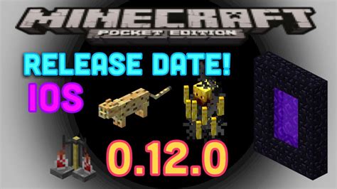Ios 15 was announced and demonstrated during the opening keynote presentation of apple's wwdc 2021 event tonight (7 june). Minecraft PE IOS 0.12.0 Release Date!!! Prediction - YouTube