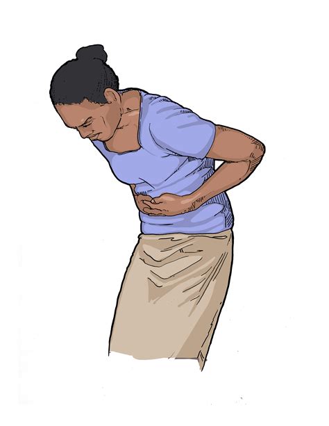 Stomach Pains Illustration Clip Art Library