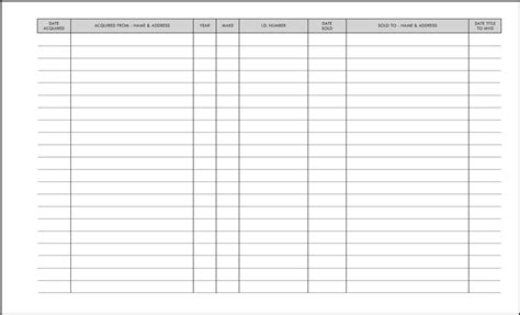 Vehicle Log Book Templates Word Excel Templates