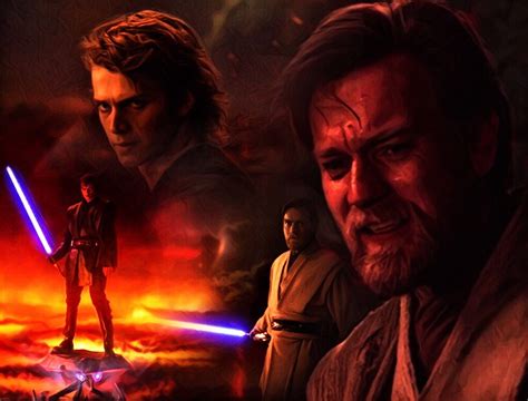 Anakin Vs Obi Wan Wallpaper ~ Obi Wan Kenobi And Anakin Skywalker