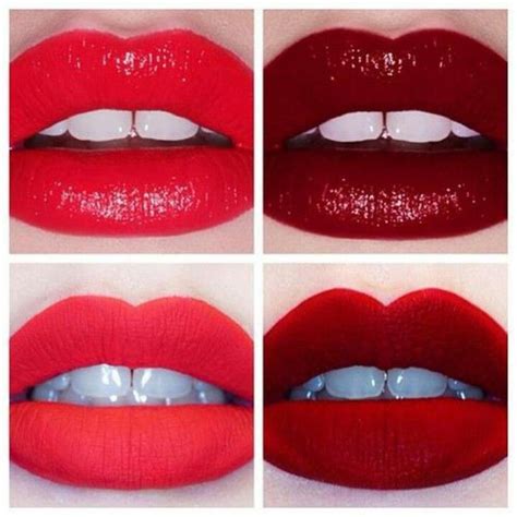 Shades Of Red Makeup Red Lipsticks Eye Makeup