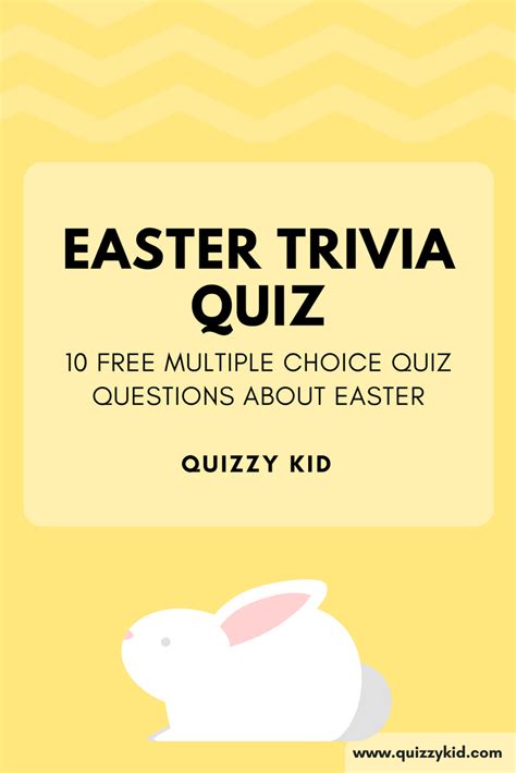 Maybe you would like to learn more about one of these? Easter Trivia multiple choice Quiz | Funny trivia ...