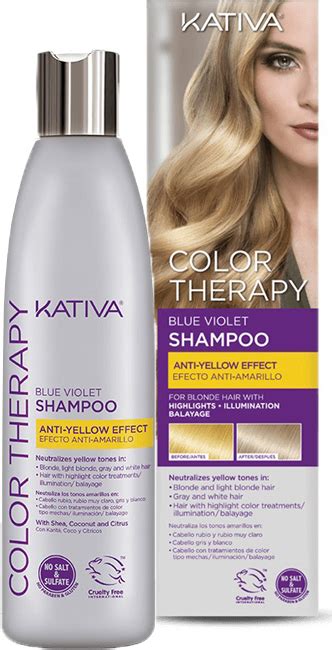 Kativa Color Therapy Blue Violet Shampoo Anti Yellow Effect 250ml