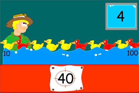 Duck Shoot (10s) - ICT Games - Maths Zone Cool Learning Games