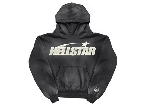 Hellstar Uniform Hoodie Black Fw23 Us