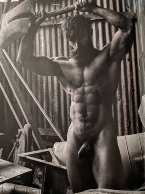 Killian Belliard Nude The French Model Bearded Lumberjack Exposed