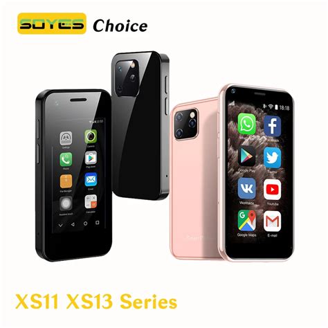 Soyes Mini Smartphone Xs11 Xs13 Téléphone Portable Android écran Hd Double Sim Fente Pour