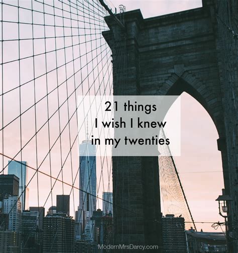 21 Things I Wish I Knew In My Twenties 20s The Twenties Keep Life