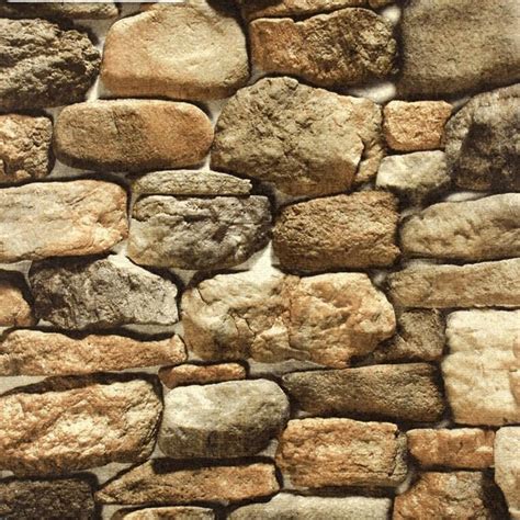 Beibehang Stone Wallpaper Simulation Retro Faux Rock 3d