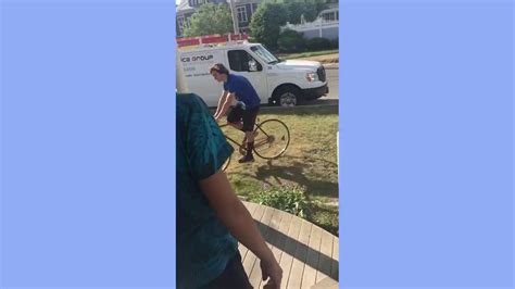 Kid Crashes Bike After Freak Out Youtube