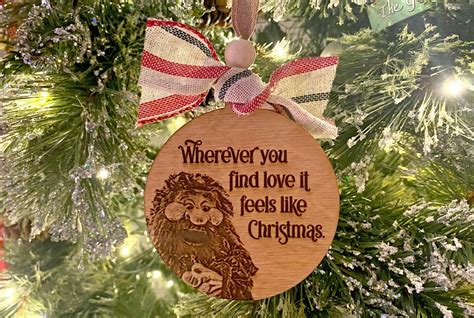 The Muppet Christmas Carol Ornament Wherever You Find Love It Etsy