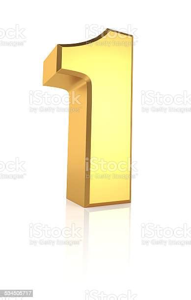 3d Number 1 Stock Photo Download Image Now Number 1 Three