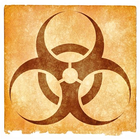 Biohazard Grunge Sign - Sepia | Grunge textured biohazard sy… | Flickr