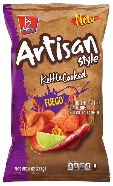 Barcel Artisan Style Kettle Cooked Chips Crunchy Thin Cut Potato