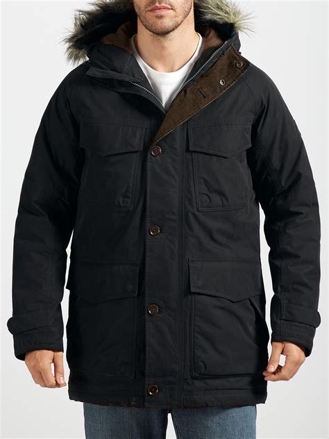 Timberland Wilmington Long Parka Jacket In Black For Men Lyst