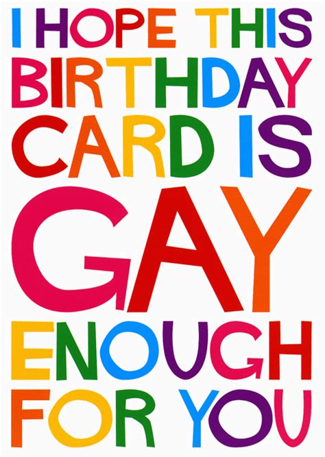Funny Gay Birthday Cards Birthdaybuzz
