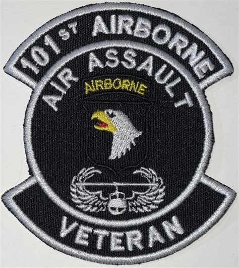 Us Army 101st Airborne Division Air Assault Veteran Patch Decal Patch Co