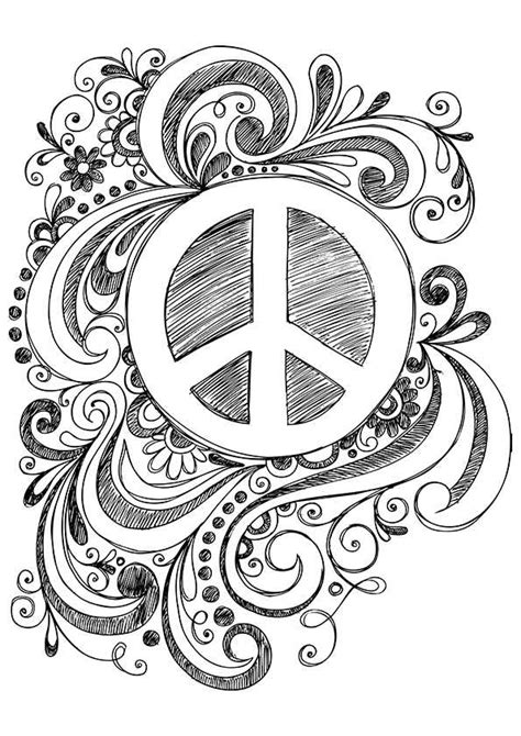 Printable Peace Coloring Pages