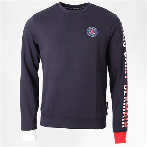 Réservez vos places et abonnements pour les matchs du psg football, handball et des féminines. PSG - Sweat Crewneck Paris Saint-Germain Bleu Marine ...