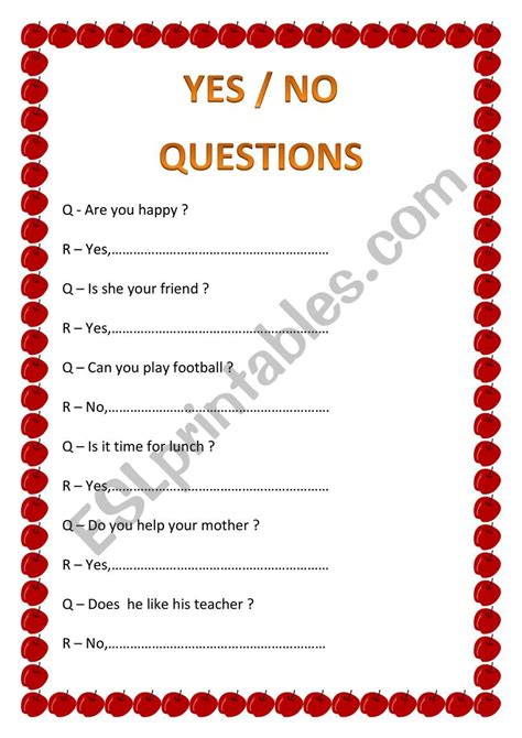 Yesno Questions Esl Worksheet By Bes Mas