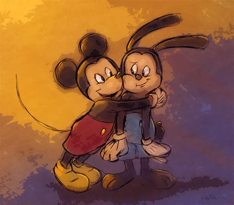 Oswald The Lucky Rabbit And Mickey Mouse Brothers