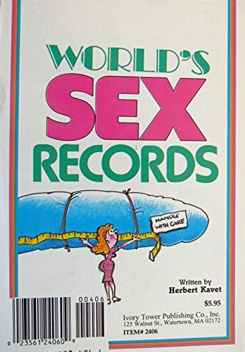 Worlds Sex Records Ivorytower 9780880324069 Abebooks
