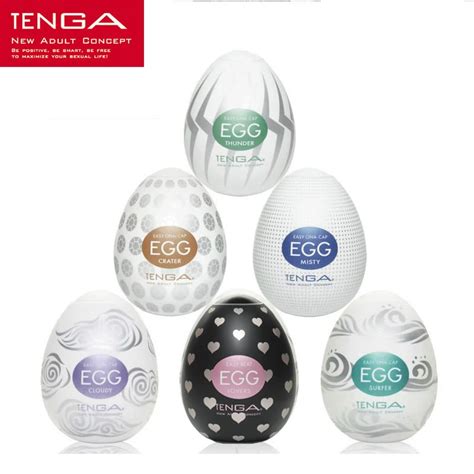 New Tenga Egg Male Masturbator Japan Egg Silicon Masturbatory Cup Sex Pocket Realistic 6 Variety