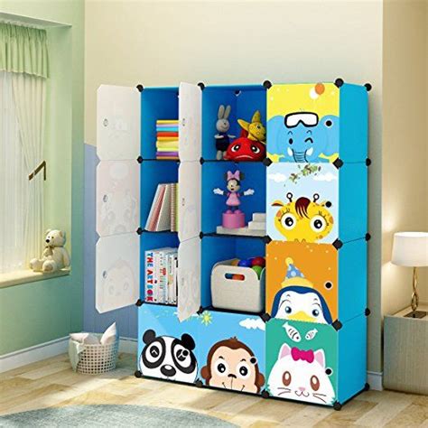 Tomcare 3 pack storage cubes toys storage bins kids cube storage bins storage organizer baskets containers box foldable fabric cloth toy organizer for baby toddler kid child dinosaur lion tiger. KOUSI Kids' Toy Storage Organizer Bookcase, 12 Storage ...