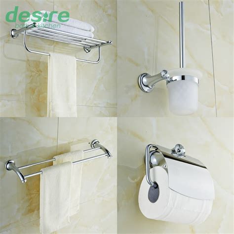 Bathroom faucets handles & components. Banheiro Chrome Brass and Crystal Bathroom Accessories Set ...