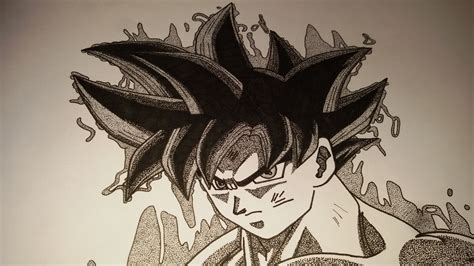 ▻ hi everybody today i draw goku migatte no gokui from. Dragon Ball Super // Drawing of Ultra Instinct Goku — Steemit