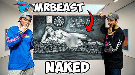 We Made A Custom Painting Of Mrbeast Youtube