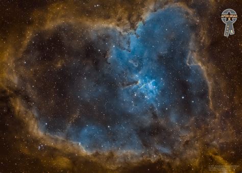 Nebulosa CorazÓn Ic1805 Paleta Hasho Apod Grag