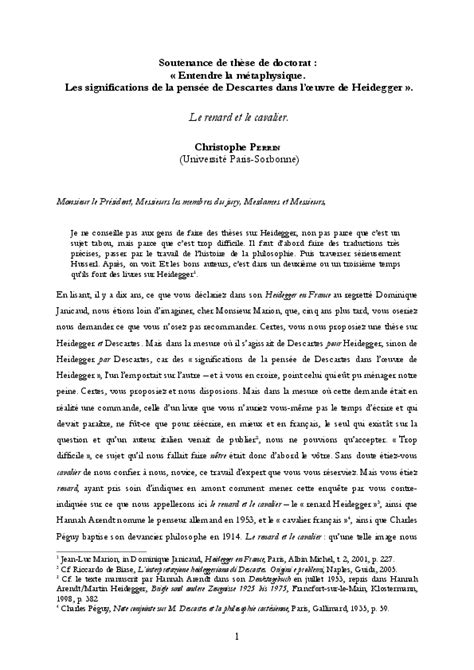 (PDF) Discours de soutenance de doctorat (Thesis defense speech