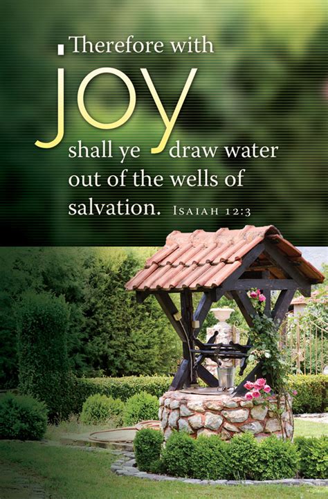 Church Bulletin 11 Inspirationalpraise Wells Of Salvation Pack