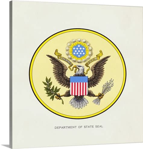 Department Of State Seal Wall Art Canvas Prints Framed Prints Wall