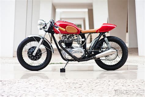 Triumph Tr6r Cafe Racer By Tricana Motorcycles Bike Exif