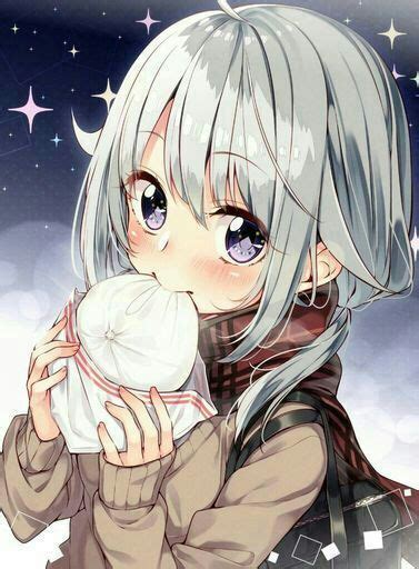 Kawaii Anime Girl Eating Pocky