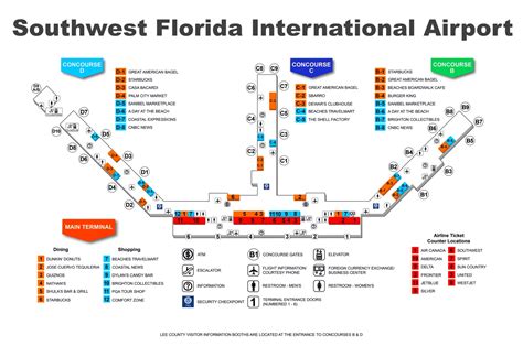 Jax Airport Map Jacksonville Fl Airport Map Florida Usa Florida