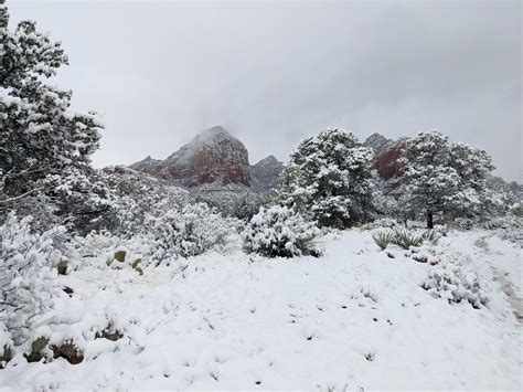 Photos of January's snowfall in and around Sedona - Sedona Red Rock News