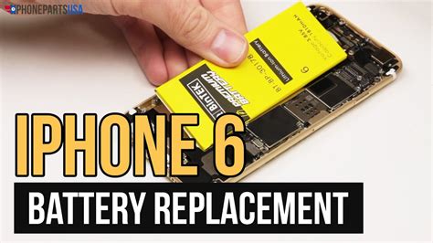 Iphone 6 Battery Replacement Video Guide Youtube